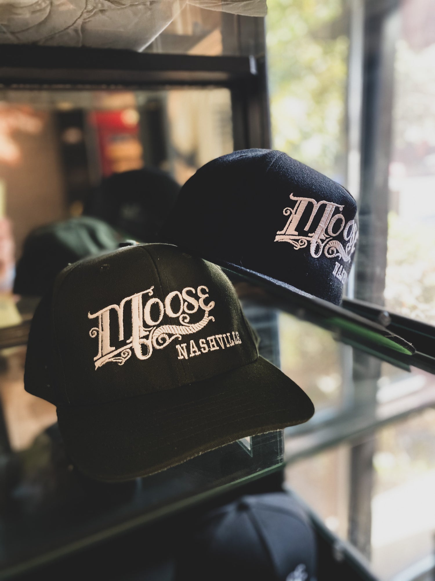 Moose Mens Nashville Merch Black Hats