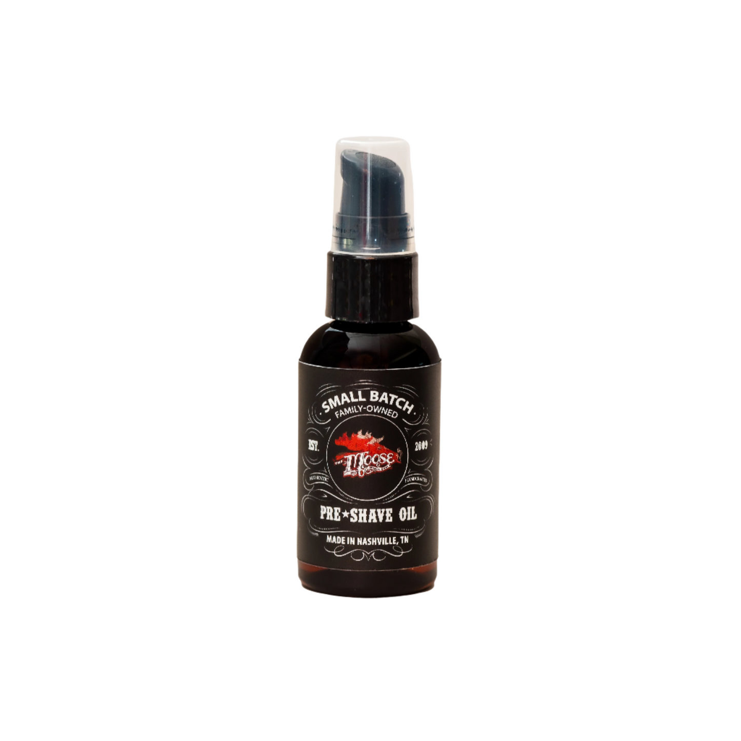 Moose Nashville Bottle of Men's Pre Shave Oil